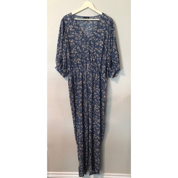 NWT 1.State Retro Bloom Wrap Jumpsuit - Picture 4 of 8